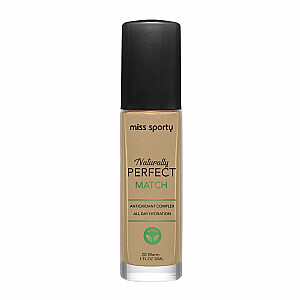 MISS SPORTY Foundation Naturally Perfect Match 20 Warm 30 ml
