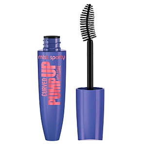MISS SPORTY Mascara Pump Up Booster Curved Volume 001 Melns 12 ml
