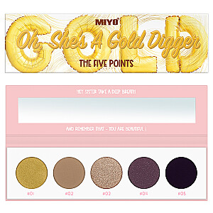 MIYO The Five Points Oh, Shes&#39;s Gold Digger палетка cieni do powiek 24 6,5г