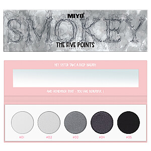 Палетка теней для век MIYO The Five Points Smokey 02 6,5 г
