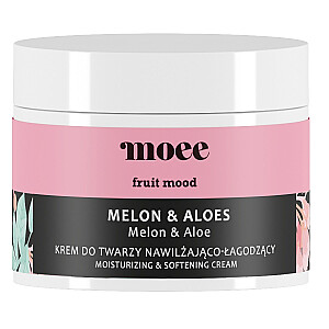 MOEE Fruit Mood Moisturizing & Softening Cream увлажняющий и успокаивающий крем для лица Дыня и Алоэ 50мл