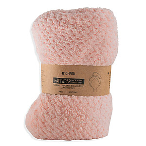 MOHANI Hair Wrap полотенце-тюрбан для волос из микрофибры Розовый 