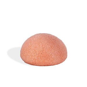 MOHANI Konjac Sponge dabīgs sūklis sejas mazgāšanai un masāžai ar rozā māliem