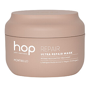 MONTIBELLO HOP Ultra Repair intensīvi atjaunojoša maska sausiem un bojātiem matiem 200ml