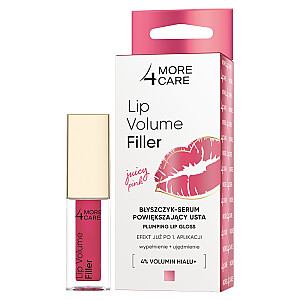 MORE4CARE Lip Volume Filler блеск-сыворотка для губ Juicy Pink 4,8г
