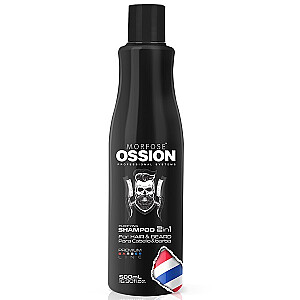 MORFOSE Ossion Puryfing Shampoo 2in1 For Hair and Beard Шампунь 2в1 для волос и бороды 500мл