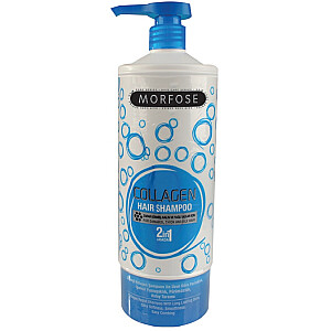 MORFOSE Professional Reach Hair Shampoo 2in1 kolagēna šampūns bieziem, smagiem matiem ar noslieci uz taukainību, 1000ml
