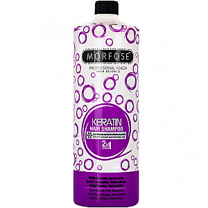 MORFOSE Professional Reach Hair Shampoo 2in1 Keratīna šampūns ar keratīnu, atjauno bojātus matus, 1000ml