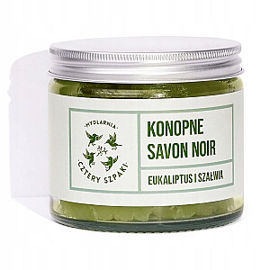 MYDLARNIA CZTERY SZPAKI Конопляное мыло Savon Noir Eucalyptus Sage 250г