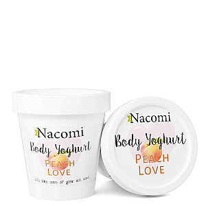 NACOMI Body Yoghurt Peach Love ķermeņa jogurts 180 ml
