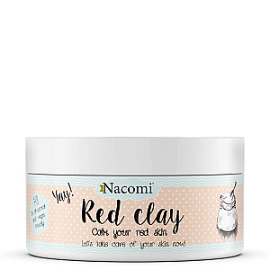 NACOMI Red Clay sarkanie balinošie māli 100g