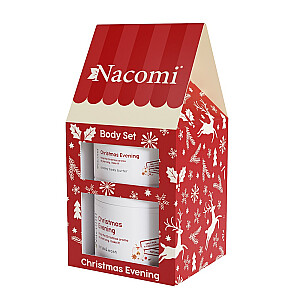 NACOMI SET Масло для тела «Рождественский вечер» 100мл + пенный скраб для тела 180мл 