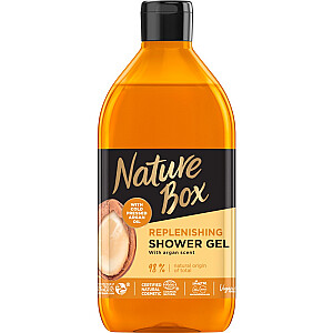 NATURE BOX Argan Oil Shower Gel barojoša dušas želeja ar argana eļļu 385ml