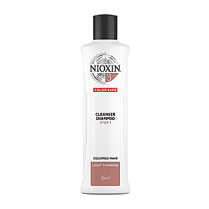 NIOXIN System 3 Cleanser Shampoo Step 1 attīrošs šampūns krāsotiem matiem 300ml