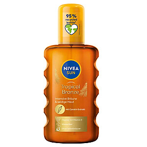 NIVEA Intense Bronze каротиновый спрей солнцезащитное масло SPF6 200мл