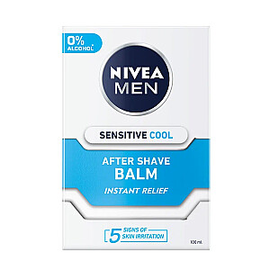 NIVEA Vīriešu balzams pēc skūšanās apakšstilbu balzams Sensitive Cool 100 ml