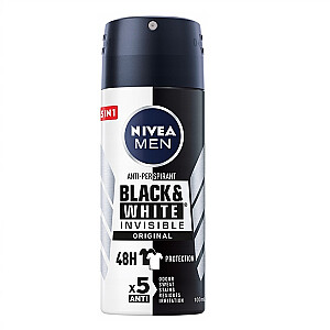 NIVEA Men Black&White Invisible Original спрей-антиперспирант 100мл