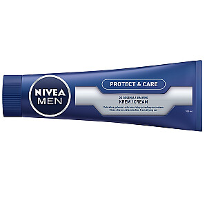 NIVEA Men Protect &amp; Care aizsargājošs skūšanās krēms 100ml