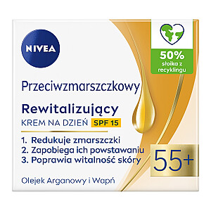 NIVEA Naktinis kremas nuo raukšlių+ stangrinamasis 55+ 50ml