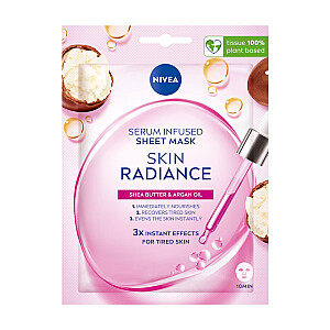 NIVEA Skin Radiance lokšņu maska 1 gab.