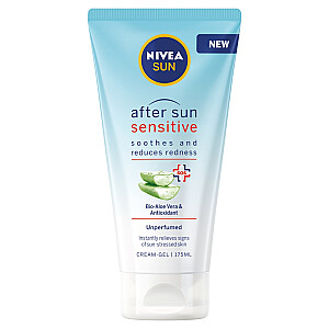 NIVEA Sun After Sun Sensitive nomierinošs pēcsauļošanās krēms-gels 175ml