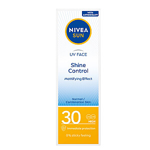 NIVEA Sun UV Face Shine Control matējošais sejas krēms SPF30 50ml