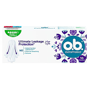 Tamponai OB ExtraProtect Super+ Comfort 16 vnt.