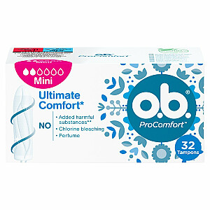 Tamponi OB ProComfort Mini 32 gab.