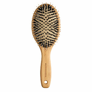 OLIVIA GARDEN Комбинированная щетка Bamboo Touch Detangle с щетиной кабана для распутывания волос M