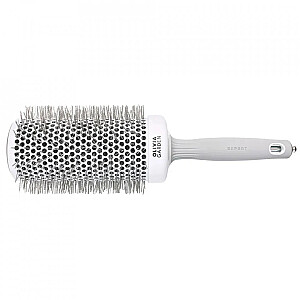 OLIVIA GARDEN Expert Blowout Speed Curly Brush White Grey 65mm