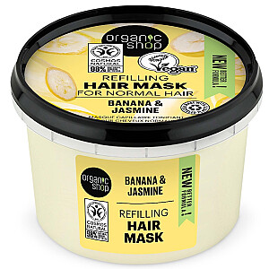ORGANIC SHOP Organic Jasmine &amp; Jojoba Express maska matu apjomam Maska matu apjomam Indian Jasmine 250 ml