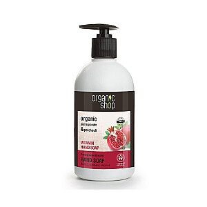 ORGANIC SHOP Органическое витаминное мыло для рук «Гранат и пачули» витаминное мыло для рук 500 мл