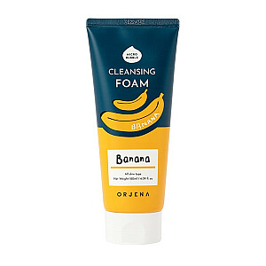 ORJENA Cleansing Foam Banana Smile Day sejas tīrīšanas putas 180ml