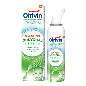 OTRIVIN Breathe tīri deguna aerosols bērniem no 2 nedēļu vecuma 100ml