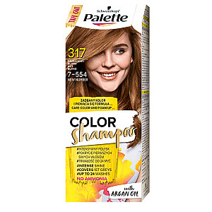 Шампунь-окрашиватель PALETTE Color Shampoo на 24 мытья 7-554 Орех Блондин