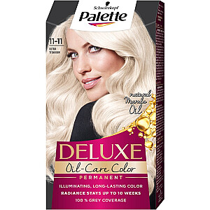 Permanentā matu krāsa PALETTE Deluxe Oil-Care ar mikroeļļām 11-11 Blonde Ultra Titan
