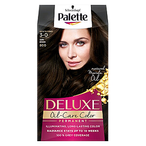 Перманентная краска для волос PALETTE Deluxe Oil-Care с микромаслами 800 Темно-коричневый