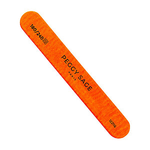 PEGGY SAGE 2-Way Mini Nail Pilly двусторонняя 180/240 Оранжевый Неон