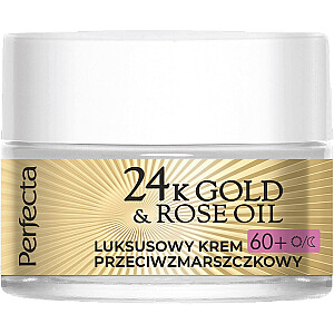 PERFECTA 24K Gold & Rose Oil крем против морщин 60+ 50мл