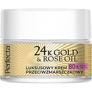 PERFECTA 24K Gold & Rose Oil pretgrumbu krēms 80+ 50ml