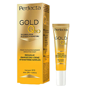 PERFECTA Gold pretgrumbu acu krēms Q10 15ml