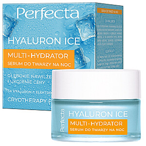 PERFECTA Hyaluron Ice Multi Hydrator nakts sejas serums 50ml