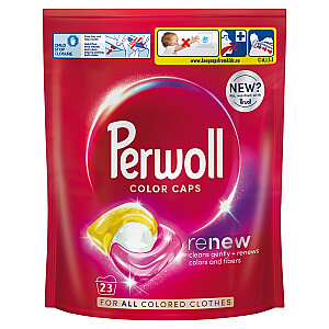 PERWOLL Renew Caps Krāsainās mazgāšanas kapsulas 23 gab.