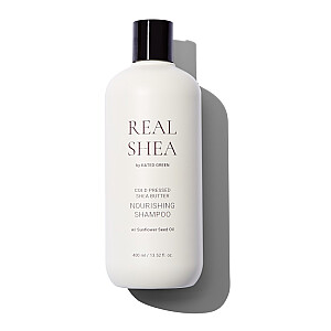 RATE GREEN Real Shea maitinamasis plaukų šampūnas 400ml