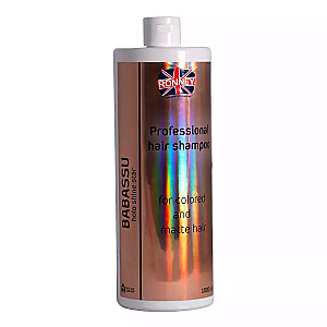 RONNEY Babassu Holo Shine Star Professional Hair Shampoo For Colored And Matte Hair энергетический шампунь для окрашенных и матовых волос 1000мл