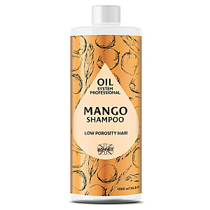 RONNEY profesionālā eļļas sistēma ar zemu porainību matu šampūns mango 1000 ml