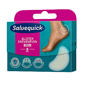 SALVEQUICK Blister Plaster Foot Care Пластыри для пяток от средних волдырей и ссадин 6 шт.