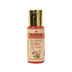 SATTVA veido ir kūno aliejus Lotus Flower veido ir kūno aliejus 50ml