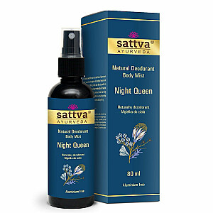 SATTVA Natural Deodorant Body Mist dabīgais dezodorants miglā Night Queen 80ml