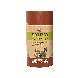 SATTVA Натуральная травяная краска для волос натуральная травяная краска для волос Шоколадно-коричневый 150г
